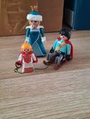 Lot de personnages playmobil calendrier de l'avent patinage