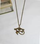 Collier oeil d'horus protecteur couleur bronze used