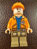 Figurine Lego compatible Ouvrier