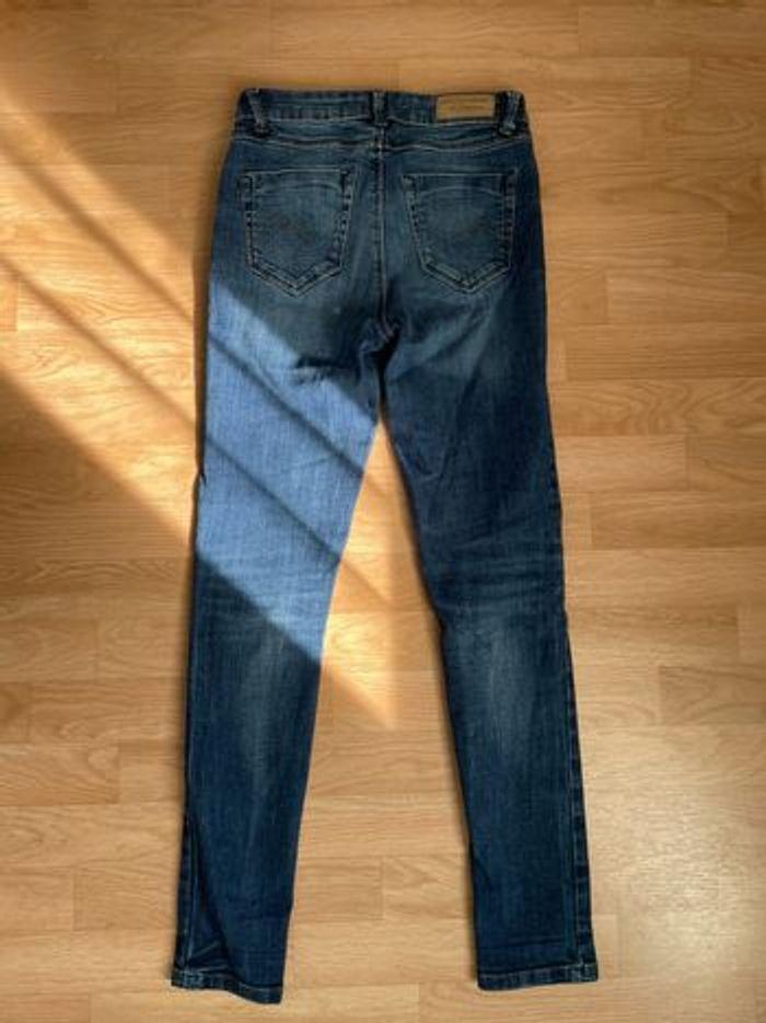 Jean skinny bleu marine Clock House taille XS/34 - photo numéro 2