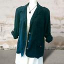 Veste blazer en lin bleu marine Scottage 46/48