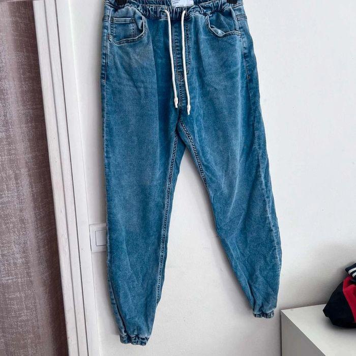 bershka jogger  denim - photo numéro 1