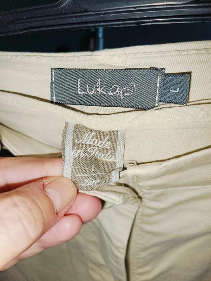 pantalon beige toile L40/42 - photo numéro 5