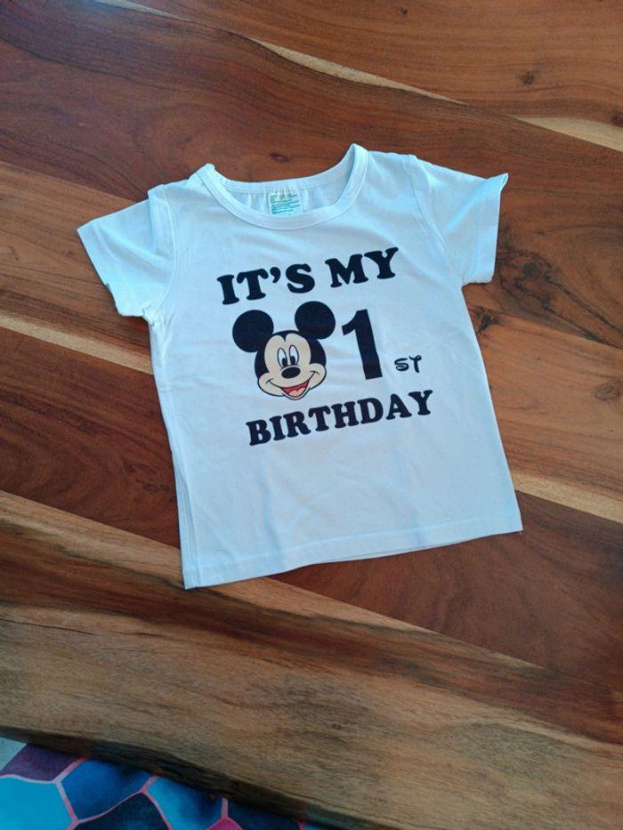 T Shirt Mickey anniversaire