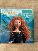 Livre puzzle Rebelle Disney