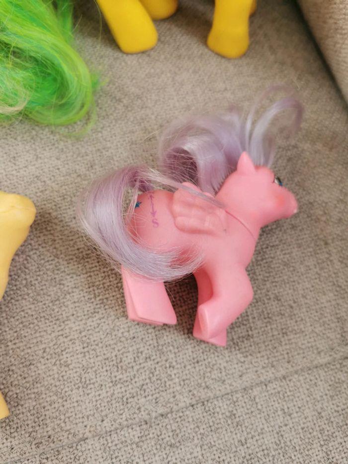 Lot de 6 mon petit poney my little pony vintage Hasbro 82 85 86 87 - photo numéro 7