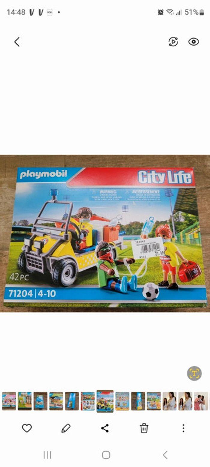 Playmobil 71204 véhicule de secours - photo numéro 1