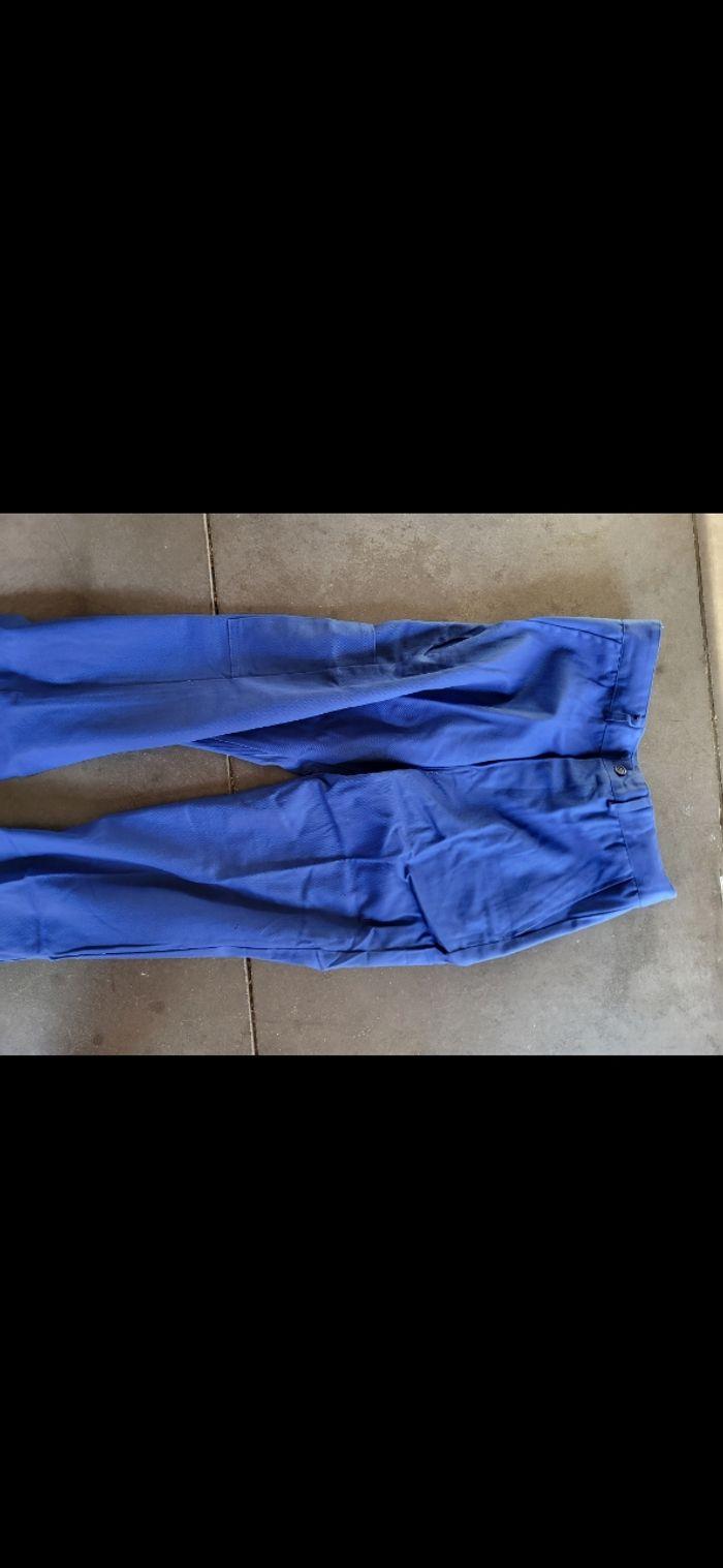 Lot de 3 pantalons bleu de travail Sanfor en S neuf 🏷 - photo numéro 3