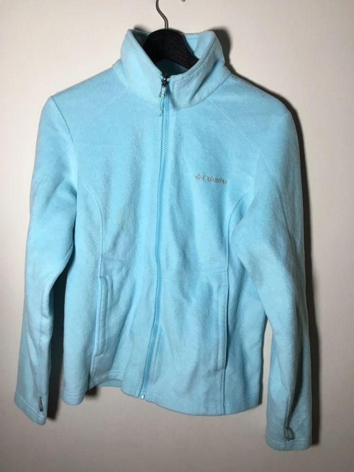 Veste polaire pour femme Columbia bleu turquoise taille M 158 - photo numéro 1