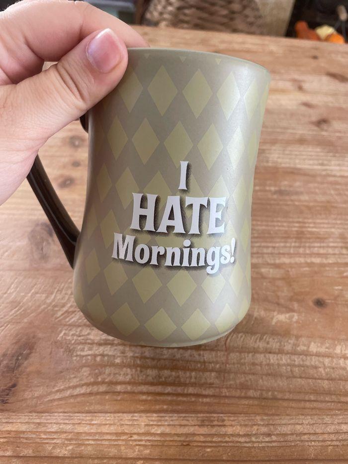 Mug / tasse Disney blanche neige grincheux I hate mornings disneyland Paris - photo numéro 4