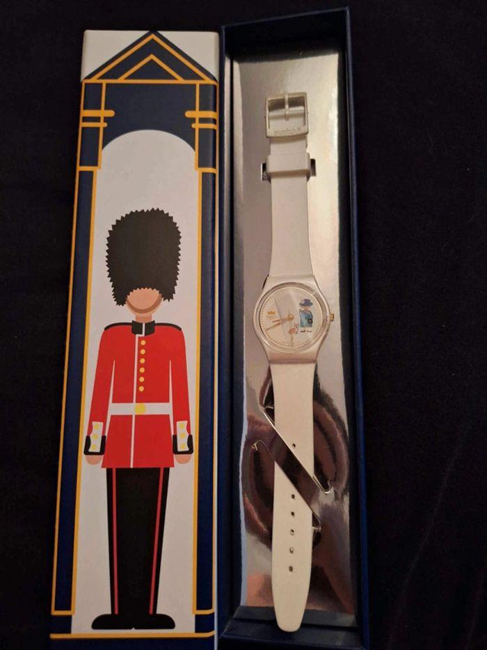 Montre Swatch Reine d'Angleterre Elizabeth II Édition limité - photo numéro 1