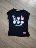 T shirt noir. Filles . Kimmidoll junior.
Taille 4 ans