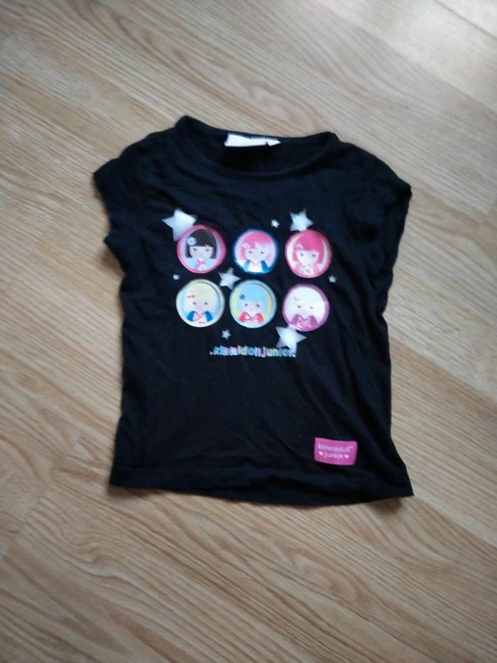 T shirt noir. Filles . Kimmidoll junior.
Taille 4 ans - photo numéro 1