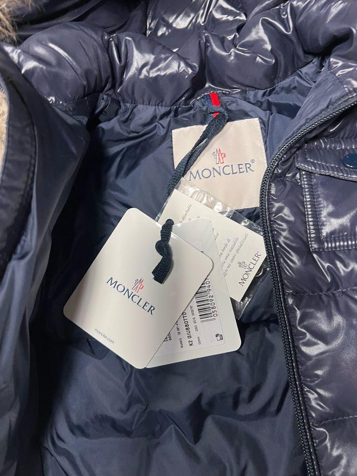 Doudoune Moncler K2 bleu nuit unisexe 9-12 mois - photo numéro 3