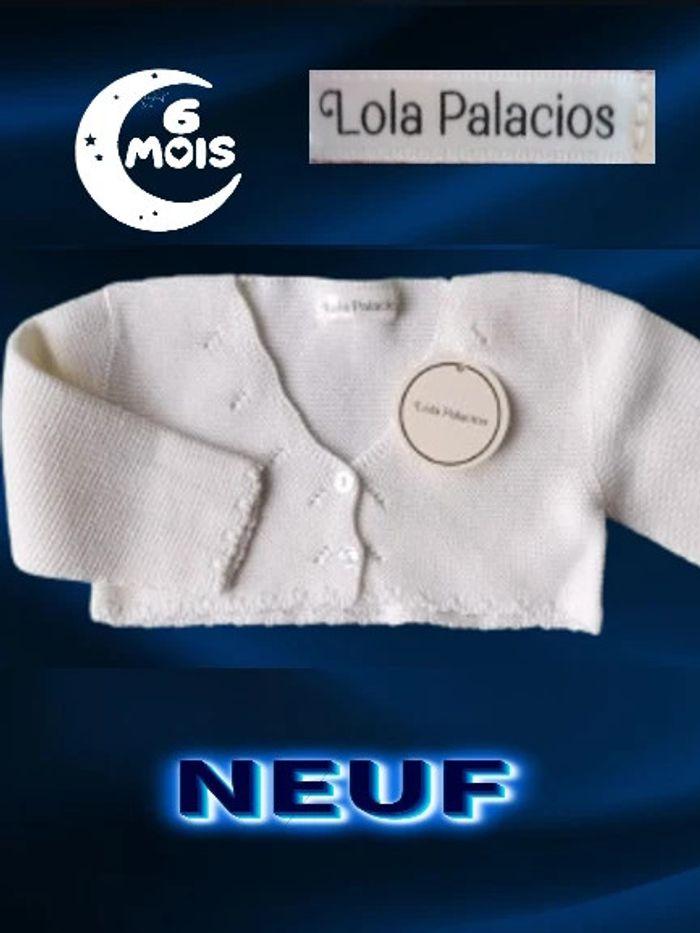 Gilet type boléro Lola Palacios neuf 6 mois - photo numéro 1