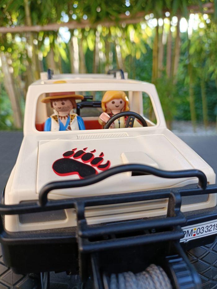 Playmobil Pick-Up 3219 Jeep Voiture Véhicules Vintage Klicky Aventuriers - photo numéro 10