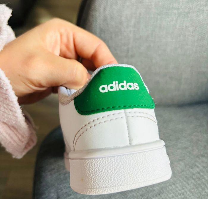 Baskets enfant garçon mixte adidas blanc vert Stan Smith - photo numéro 6