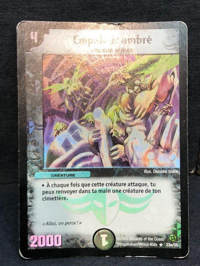 Carte duel masters empaleur ambre 23a/55 tcg wizards - photo numéro 1