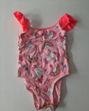 Maillot de bain 1 piece H&M rose taille 24-36 mois / 92 cm