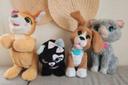 Lot de 4 FurReal Fur Real animaux

Mama Josie kangourou chat Charly chien