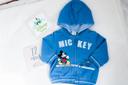 Sweat bleu à zip et capuche Mickey, Disney, 6 mois