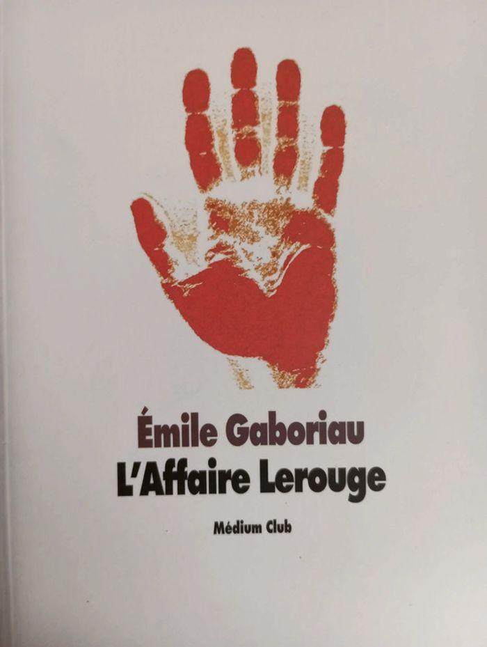 L'affaire Lerouge d'Émile gaboriau de l'école des loisirs - photo numéro 1