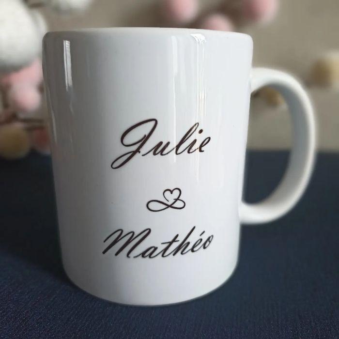 Mug personnalisé couple saint Valentin - photo numéro 2