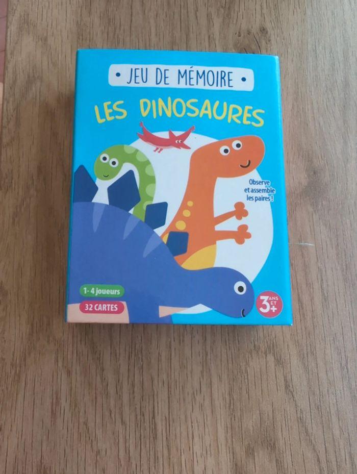 Jeu de mémoire Les dinosaures 32 cartes, 3 ans et + - photo numéro 1