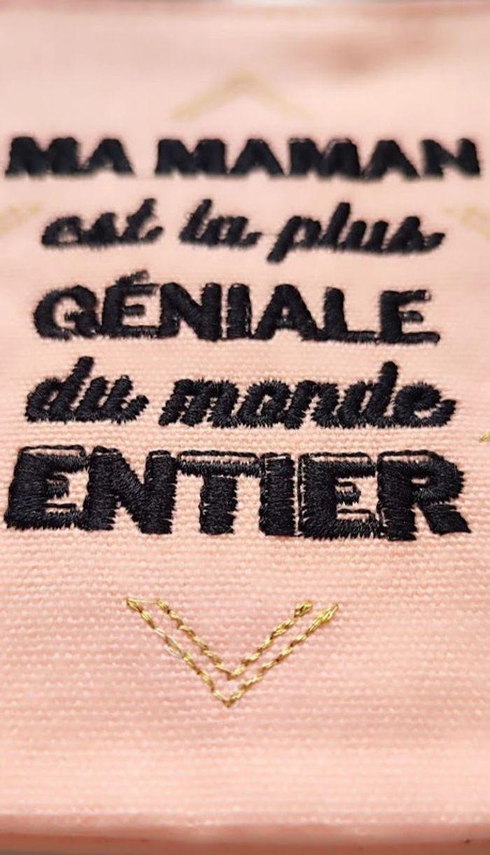 Pochette neuve message Ma Maman est la plus Géniale du Monde Entier - photo numéro 4