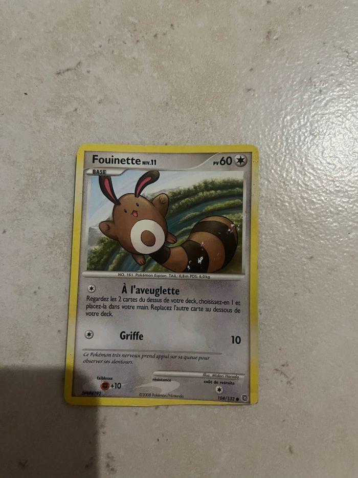 Carte Pokémon fouinette en très bon état - photo numéro 1