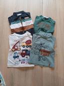 Lot 3 tee shirt manches longues + gilet