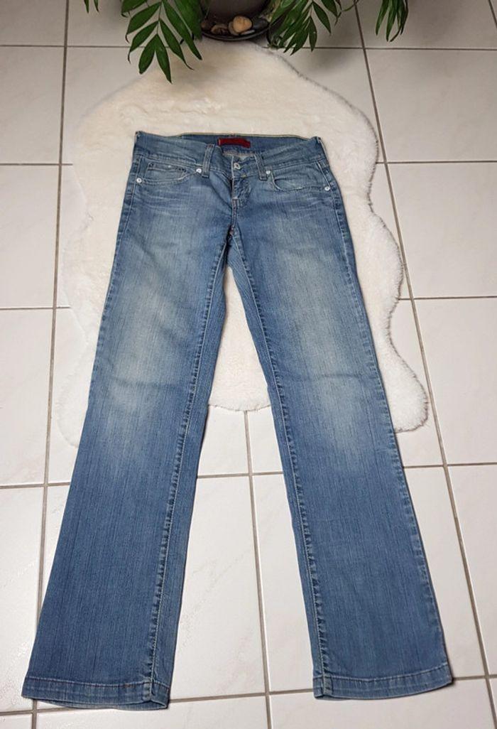 Jean Levi's Eve Square Cut Straight Leg W29 L32 Bleu - photo numéro 2