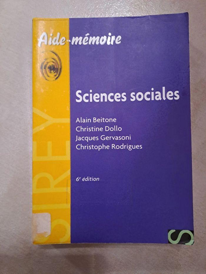 Sciences sociales - photo numéro 1