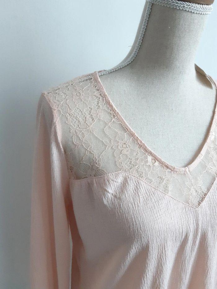 Blouse rose neuve Kiabi T38 - photo numéro 3