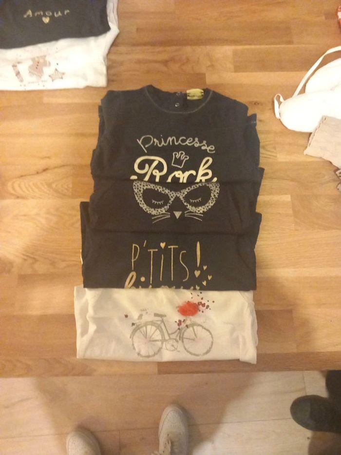 Lot 4 t shirts manches longues