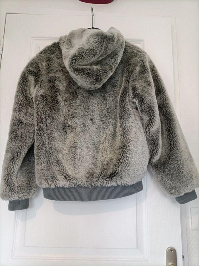 Manteau chaud gris lulu castagnette 14 ans - photo numéro 4