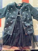 Ensemble robe gilet 3 ans