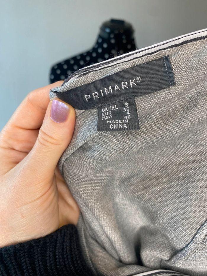 Pull fin avec noeud dans le dos gris Primark taille S / 36 - photo numéro 11