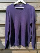 Pull violet homme