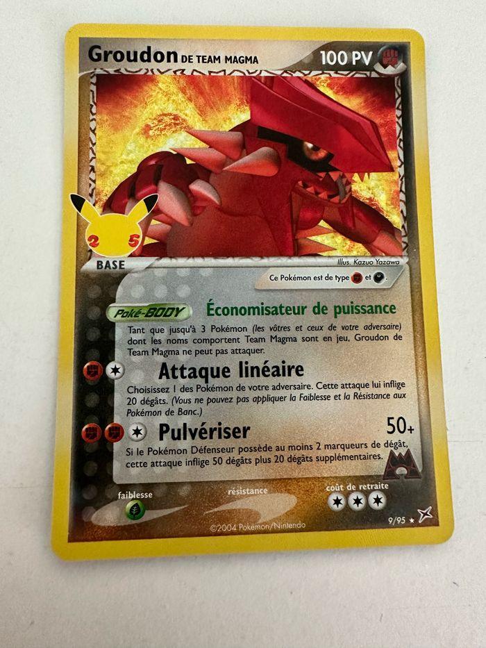 Carte Pokémon Groudon - photo numéro 1