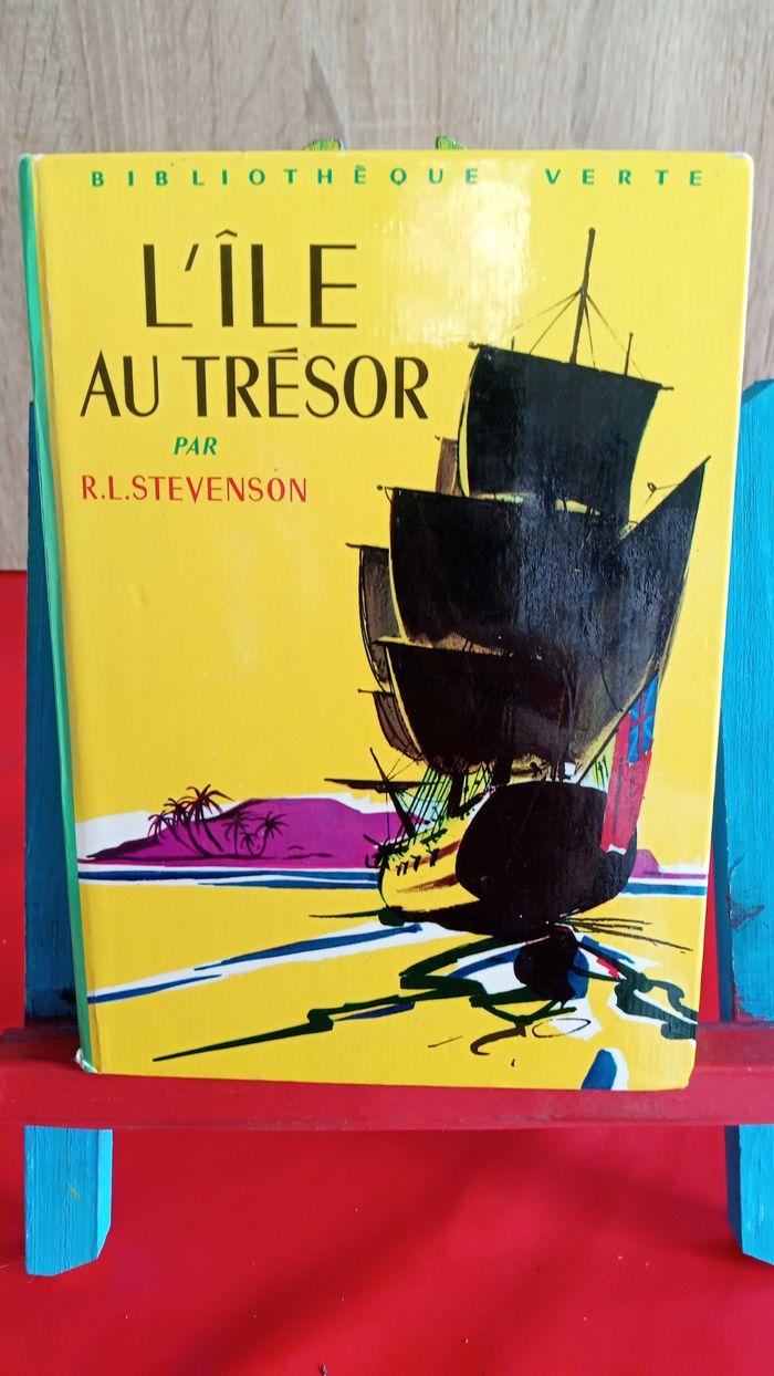 L'île au trésor, 1973, bibliothèque verte - photo numéro 1