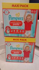 couche taille 6  Pampers premium protection lot de 2 cartons