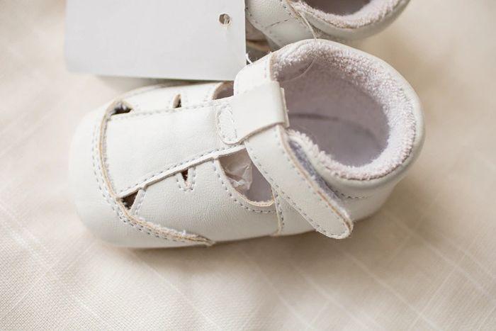 Chaussure bébé blanche, 15/16, Absorba - photo numéro 2