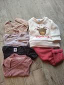 Lot vêtements bébé fille