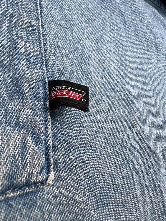 👕 Chemise en jean Homme Dickies Bleu Taille 4XL 👕 - photo numéro 8