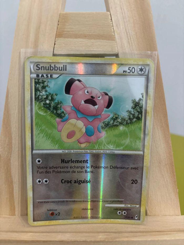 Carte Pokémon snubull 71/95 reverse - photo numéro 1