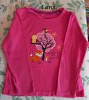 Tee-shirt rose, 4 ans