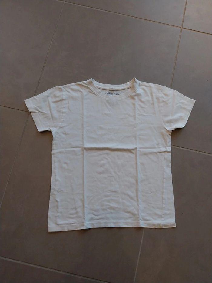 Tee shirt blanc Mango T9/10A - photo numéro 1