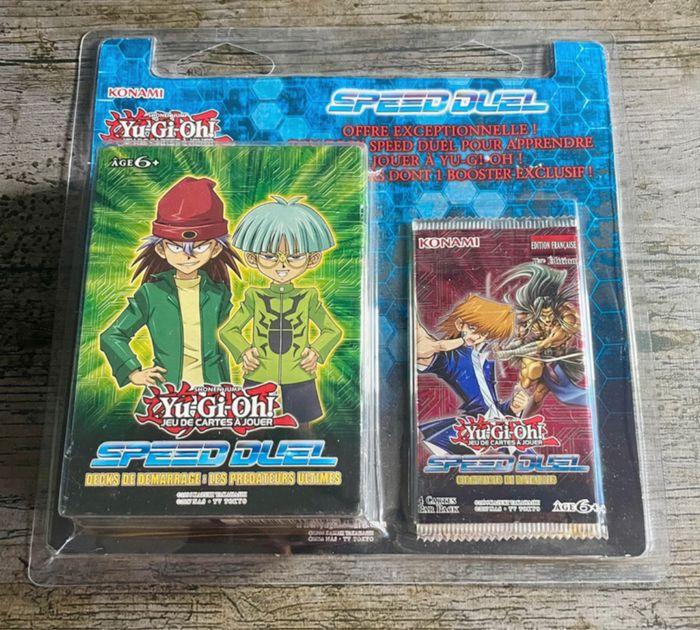 Pack Yu Gi Oh! Speed Duel Deck de démarrage + 2 boosters Cicatrices de batailles - photo numéro 1