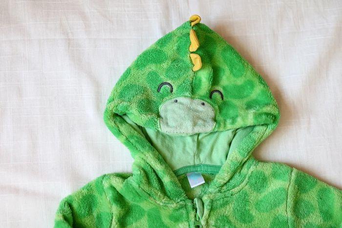 Combinaison sur pyjama dragon vert, Tex, 18 mois - photo numéro 2